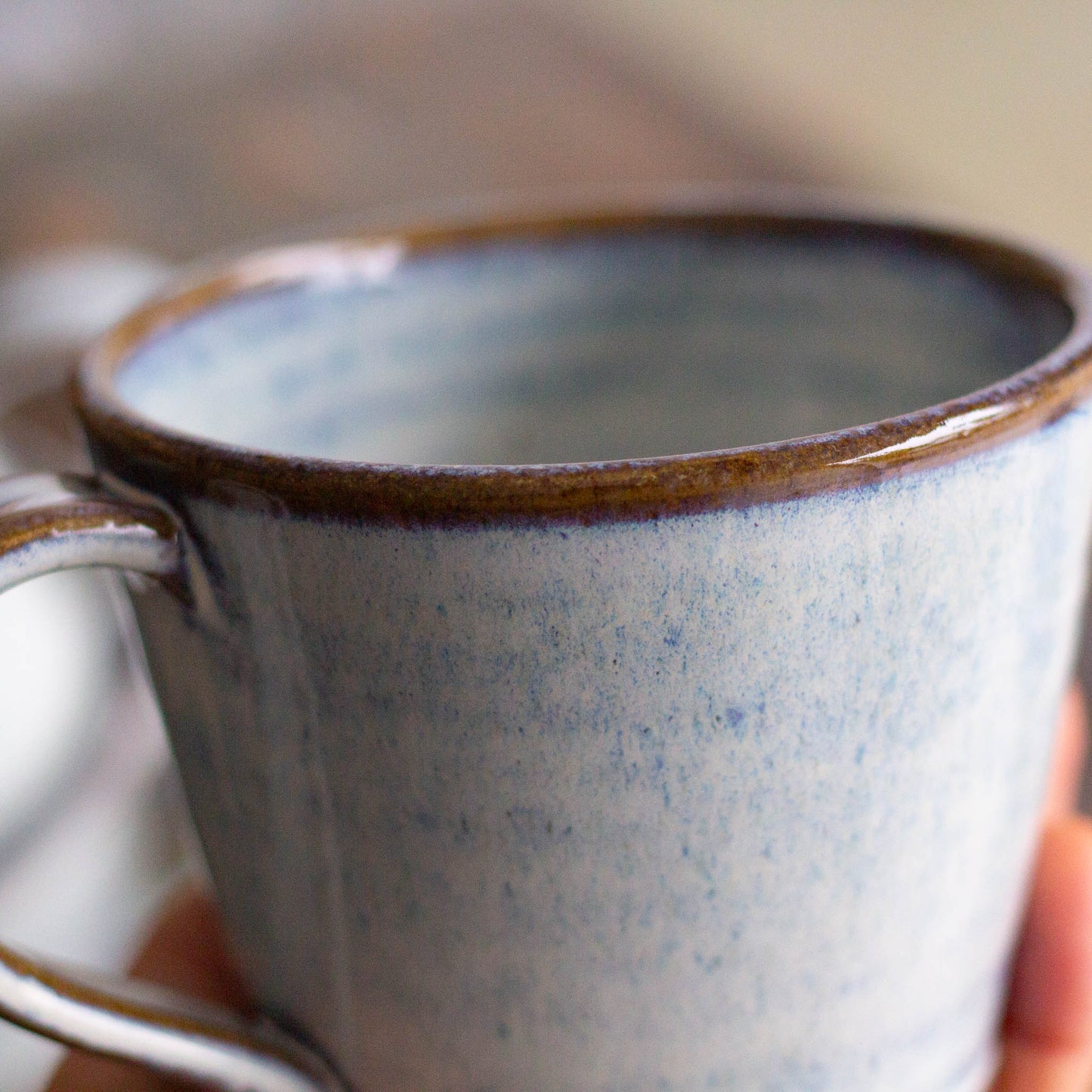 LARGE CERAMIC TEA CUPS - NORDIC BLUE - CONNECTION