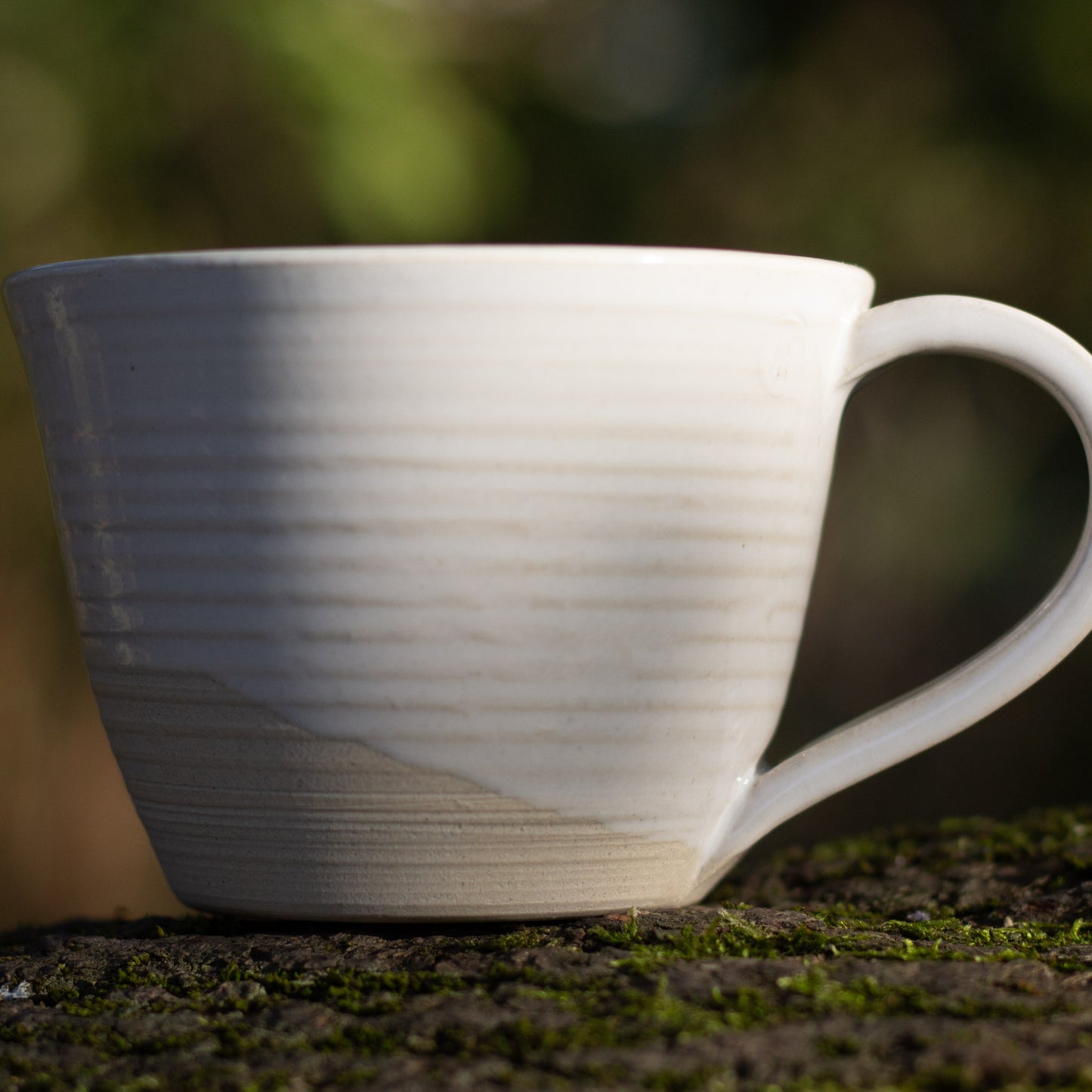 HANDMADE CERAMIC COFFEE CUPS WITH HANDLES