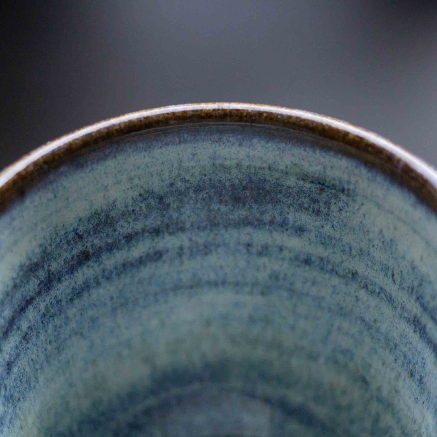 CERAMIC CUPS WITHOUT HANDLES - NORDIC BLUE - CONNECTION