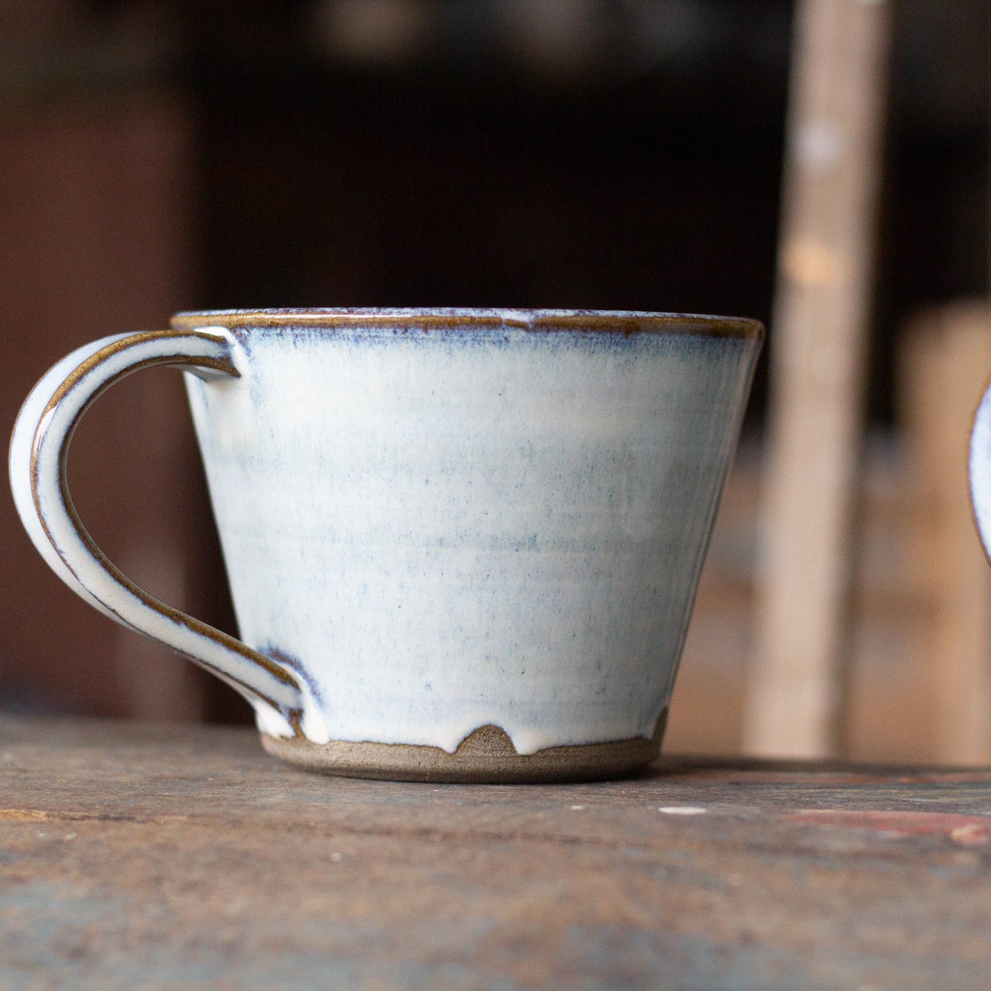 LARGE CERAMIC TEA CUPS - NORDIC BLUE - CONNECTION