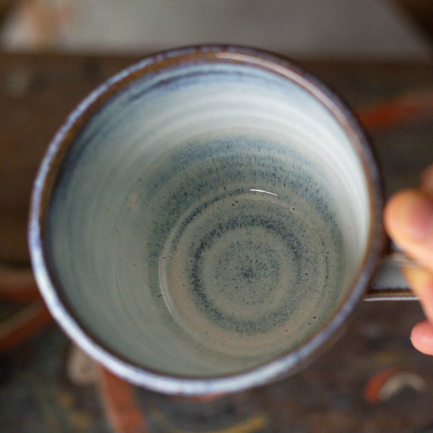 LARGE CERAMIC TEA CUPS - NORDIC BLUE - CONNECTION