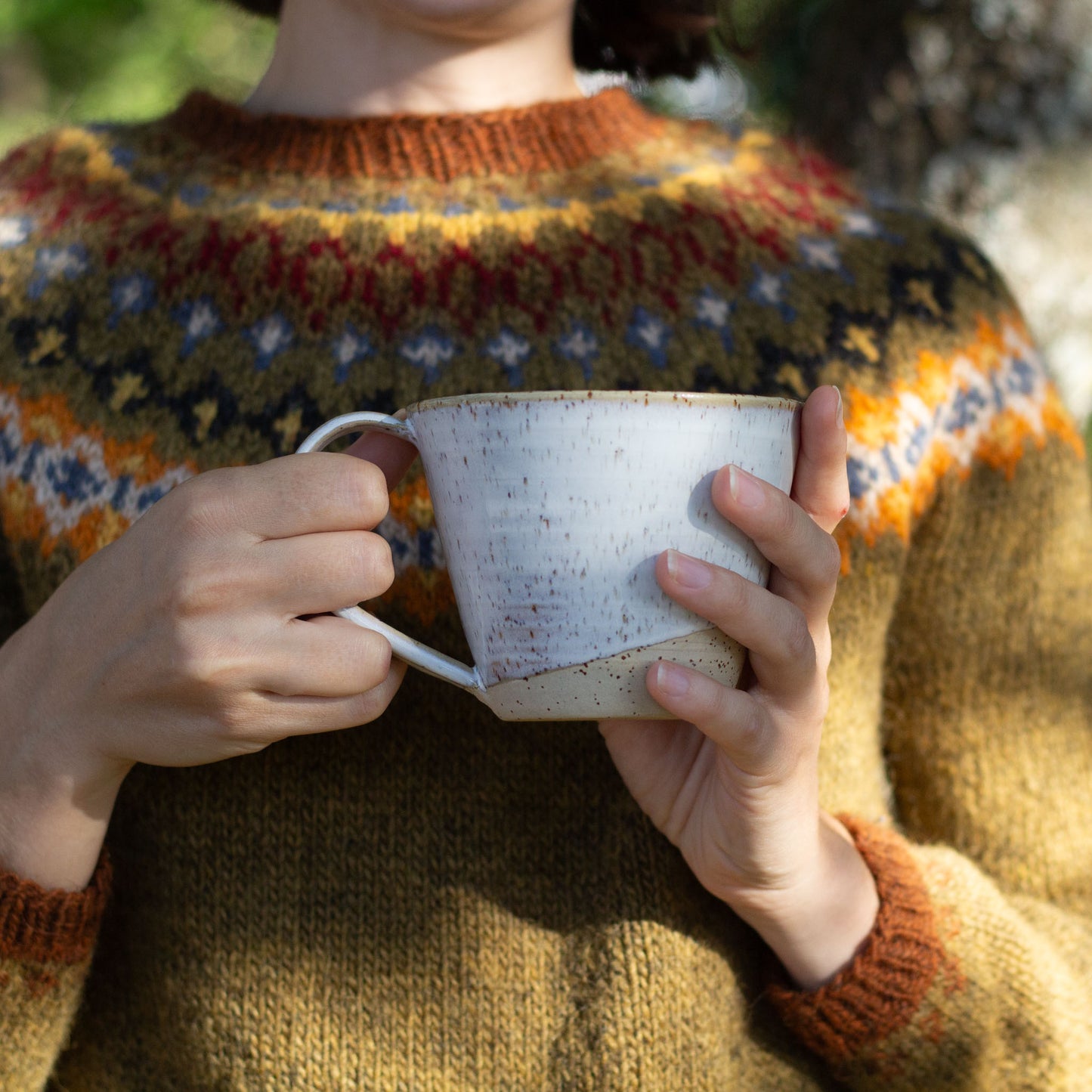 EXTRA LARGE HANDMADE CERAMIC TEA CUP - STOCKHOLM