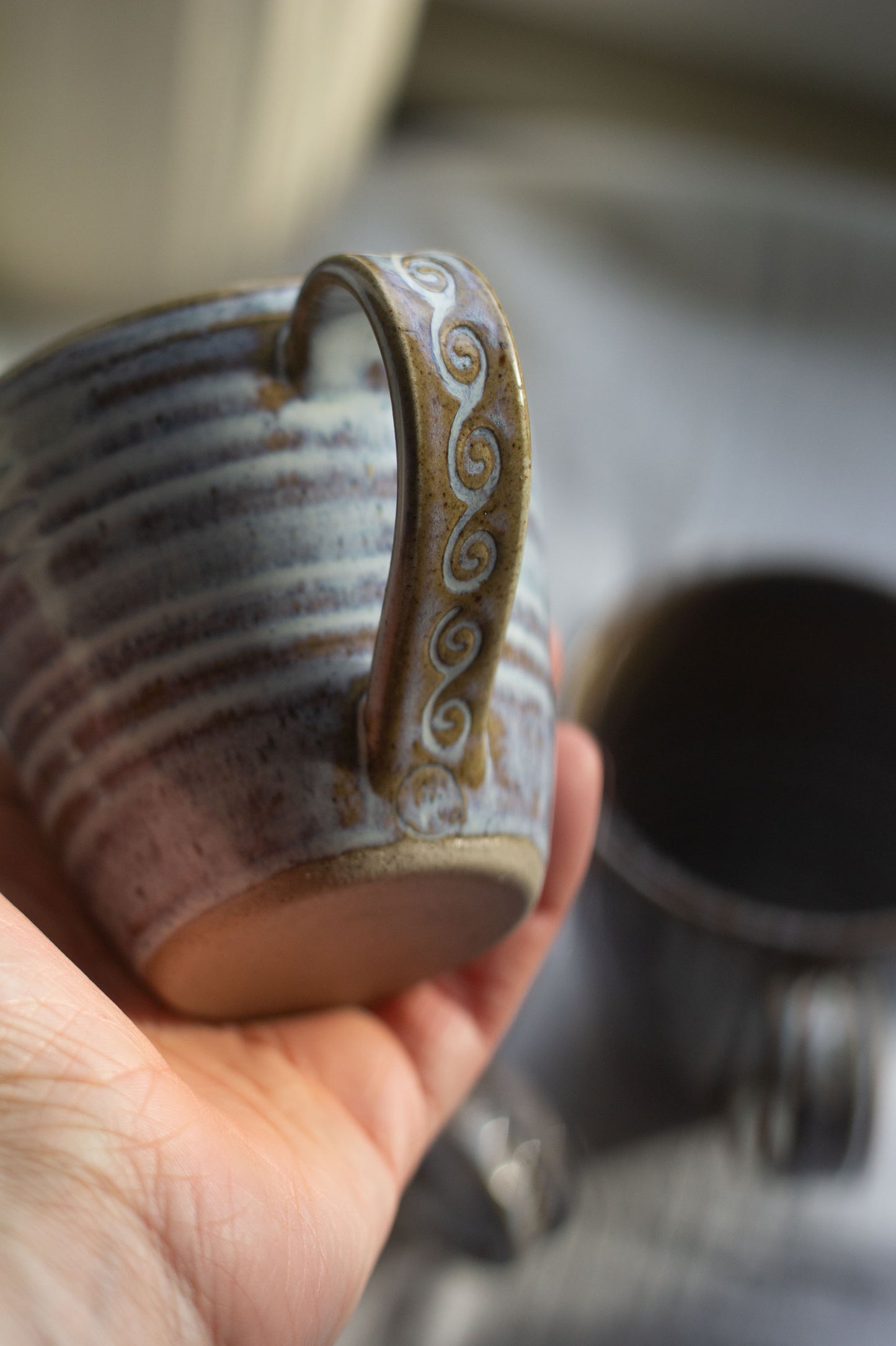 RUSTIC COFFEE CUPS -WARM WHITE