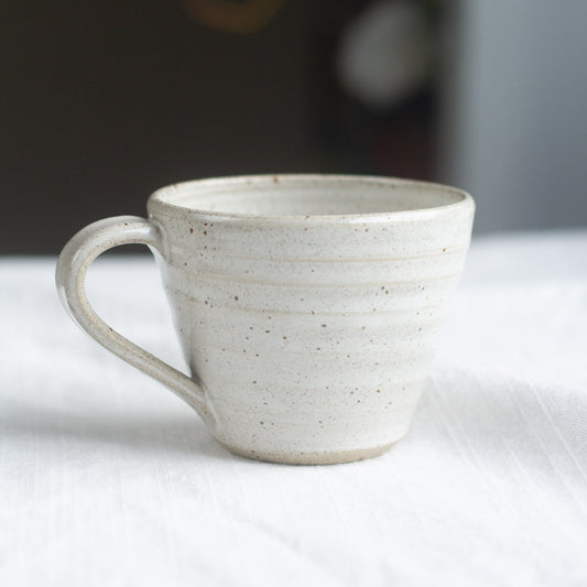 RUSTIC COFFEE CUPS -WARM WHITE