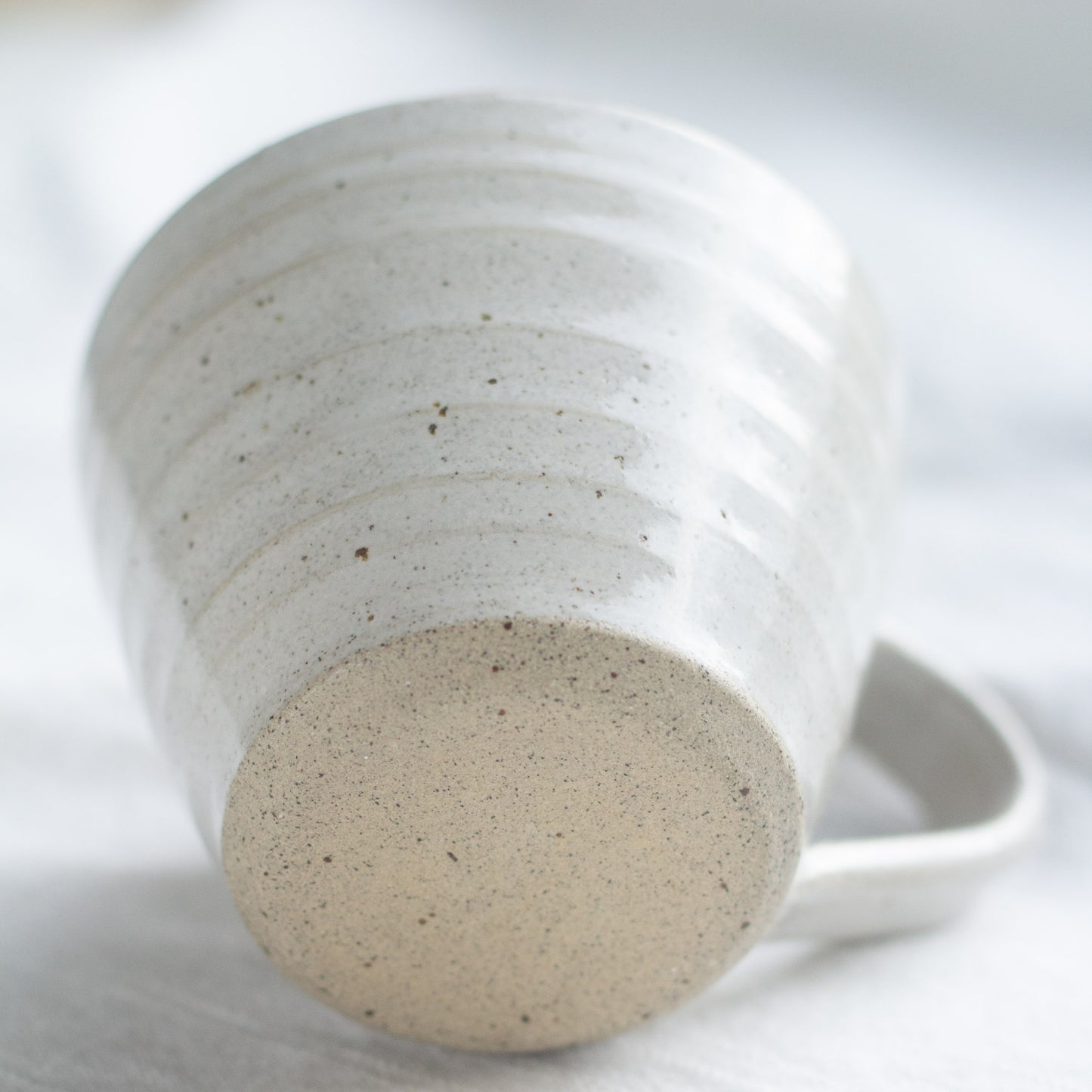 RUSTIC COFFEE CUPS -WARM WHITE
