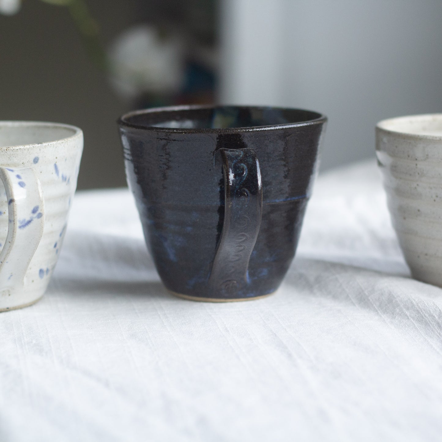 RUSTIC COFFEE CUPS -WARM WHITE